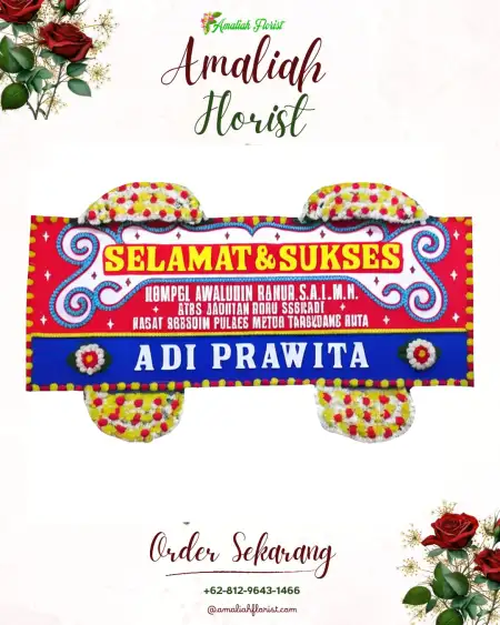 Papan Bunga Ucapan Selamat Nyamuk